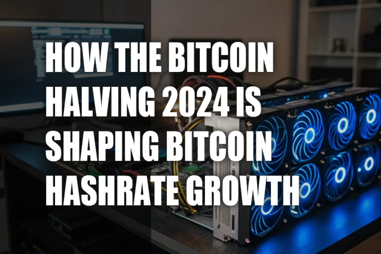 How the Bitcoin Halving 2024 is Shaping Bitcoin Hashrate Growth